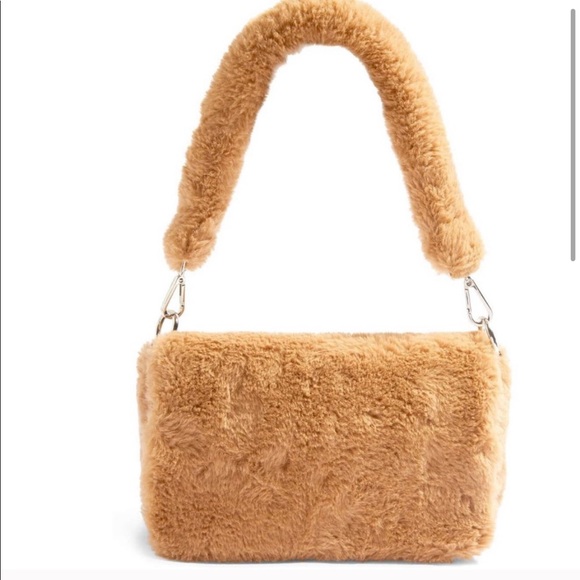Topshop Handbags - 🎉Last deal🎉Faux fur shoulder / crossbody bag